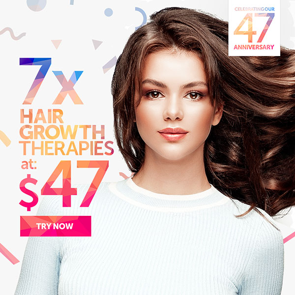 7 Hair Growth Therapies at $47