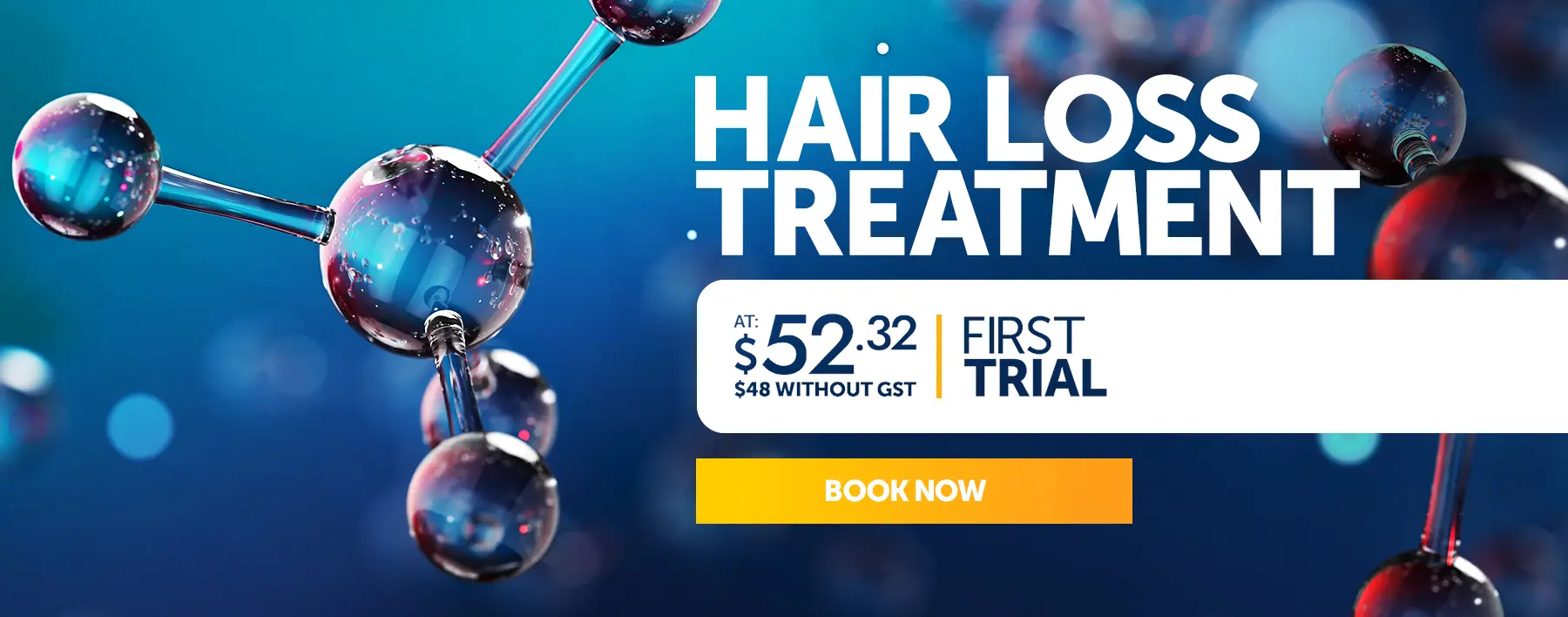 Bespoke Hair Loss Treatment 1st trial at $52.32 (incl. GST)